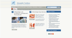 Desktop Screenshot of alexandrecardoso.odo.br